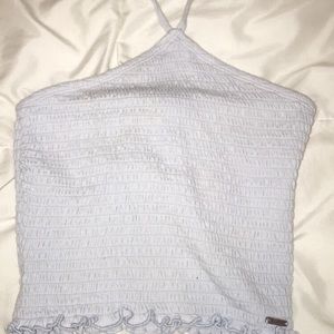 Tube top with halter tie